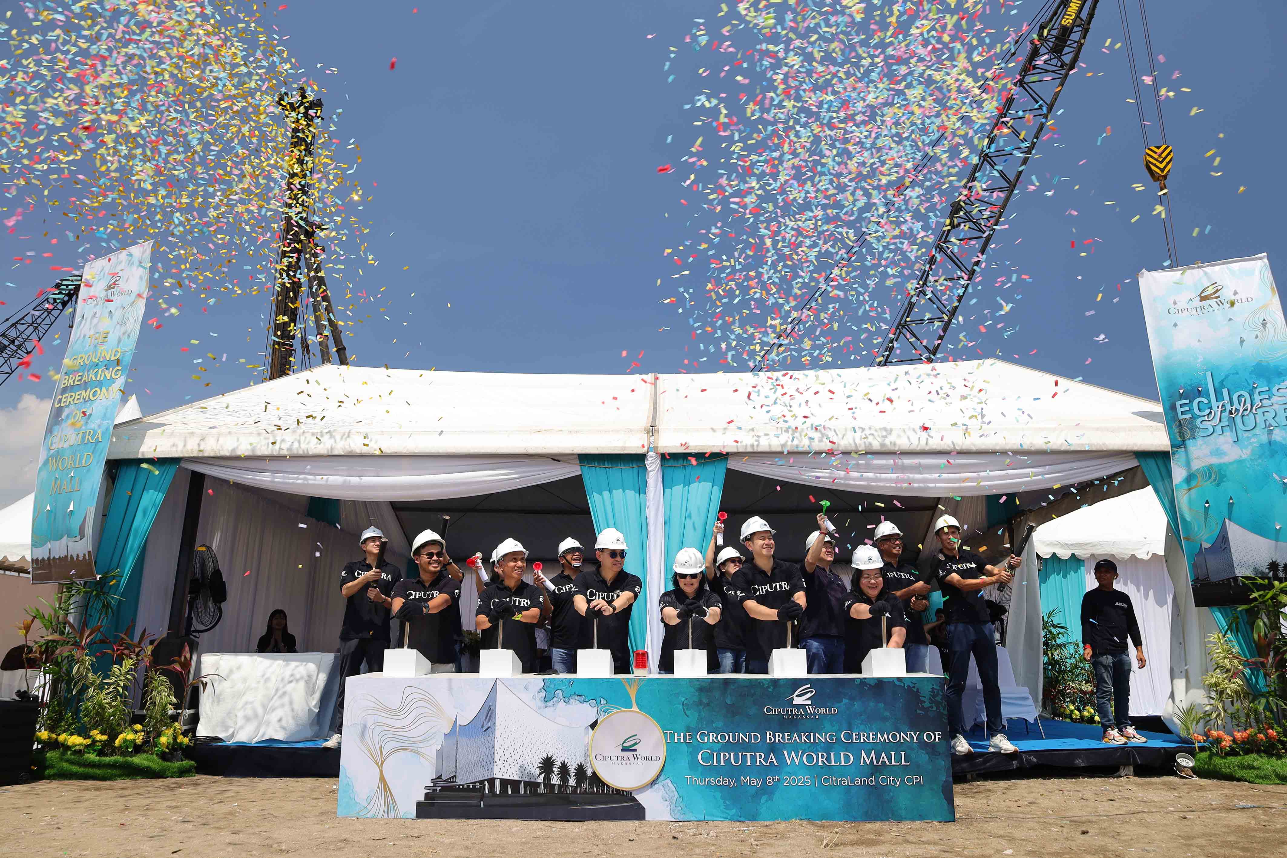 Groundbreaking Mal Ciputra World Makassar, Pusat Gaya Hidup Baru di Makassar